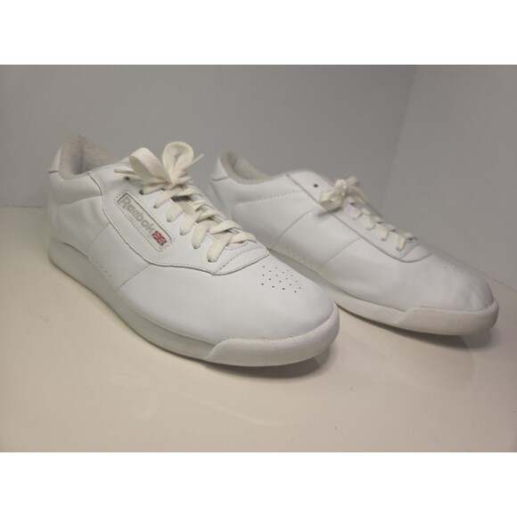 Reebok Classic Princess Soft White Leather Sneaker Women 8.5 Retro Lightweight - Picture 1 of 14